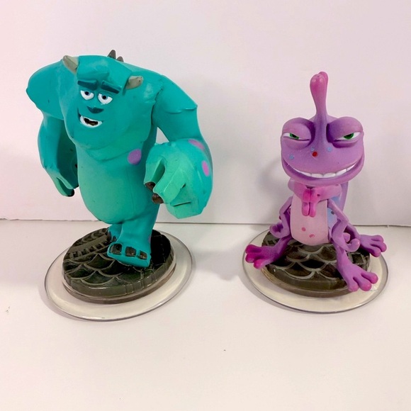 Monsters Inc. Sulley and Randall Figurine Set - Picture 1 of 5